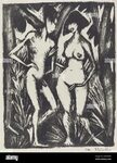 Otto Müller, Adam and Eve (Adam und Eva), 1920-1923 Adam and